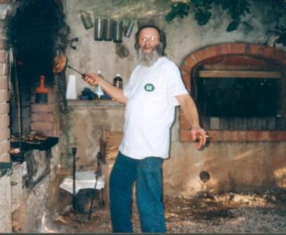 Den kj�re gamle hippien - blid som alltid!
