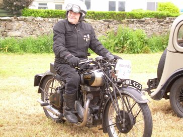 Veteranmaskin/utstyr utstilling, Port St. Mary, Isle of Man. Foto: "Kiss" NOMCK