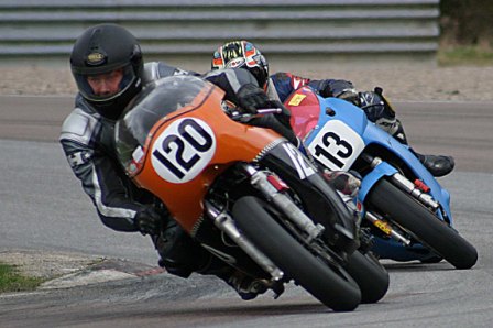 Helge i godt driv p Knutstorp Ring, Sverige 2006.